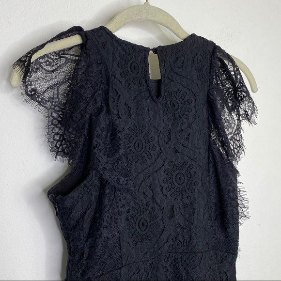 Foxiedox Ruffle Lace High/Low dress - Picture 8 of 11